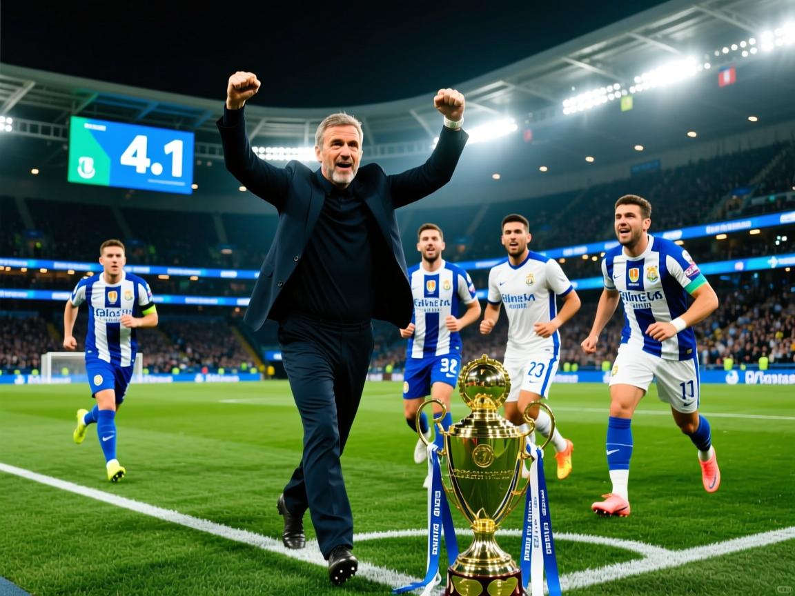 4-1！穆帅争冠对手大胜：葡超3强差8分，1队夺冠  第2张